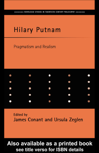 Cover image: Hilary Putnam 1st edition 9780415408431