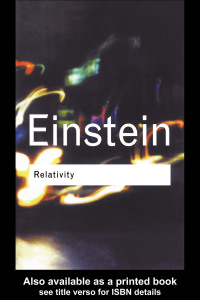 Cover image: Relativity 2nd edition 9780415253840