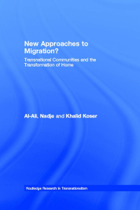Imagen de portada: New Approaches to Migration? 1st edition 9780415254328