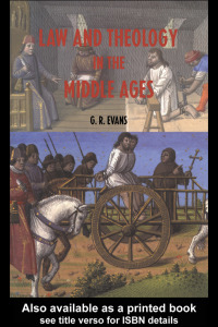 Cover image: Law and Theology in the Middle Ages 1st edition 9780415253284