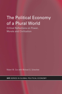 Imagen de portada: The Political Economy of a Plural World 1st edition 9780415252911