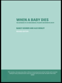 Cover image: When A Baby Dies 1st edition 9780415252751