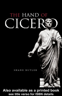 Cover image: The Hand of Cicero 1st edition 9780415251495