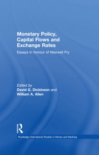 Imagen de portada: Monetary Policy, Capital Flows and Exchange Rates 1st edition 9780415251358