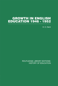 Titelbild: Growth in English Education 1st edition 9780415432160