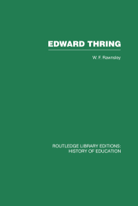 Imagen de portada: Edward Thring 1st edition 9780415761765
