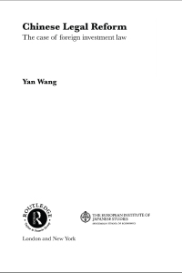 Immagine di copertina: Chinese Legal Reform 1st edition 9780415249713