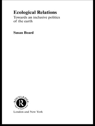 Imagen de portada: Ecological Relations 1st edition 9781138968196