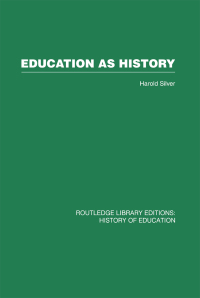 Cover image: Education as History 1st edition 9780415432863