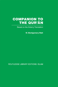 Cover image: Companion to the Qur'an 1st edition 9780415439008