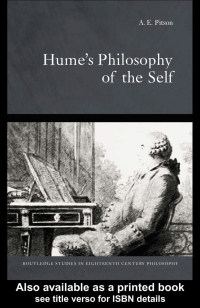 表紙画像: Hume's Philosophy Of The Self 1st edition 9780415248020
