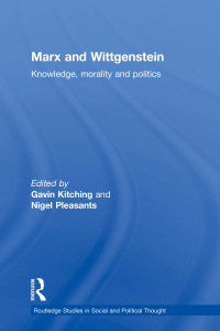 Cover image: Marx and Wittgenstein 1st edition 9780415247757