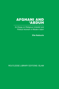 Cover image: Afghani and 'Abduh 1st edition 9780415845908