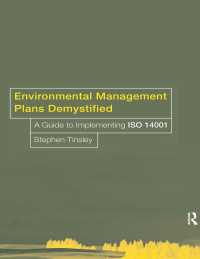Cover image: Environmental Management Plans Demystified 1st edition 9780415246637