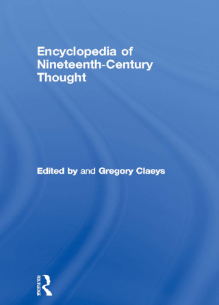 Titelbild: Encyclopedia of Nineteenth Century Thought 1st edition 9780415244190