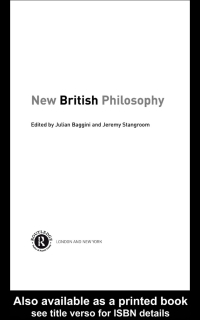 Cover image: New British Philosophy 1st edition 9780415243469