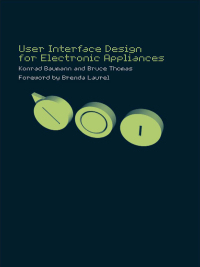 Cover image: User Interface Design of Electronic Appliances 1st edition 9780367397418