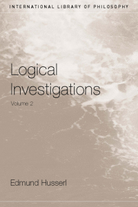 Cover image: Logical Investigations Volume 2 1st edition 9781138132870