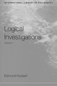 صورة الغلاف: Logical Investigations Volume 1 1st edition 9781032511788