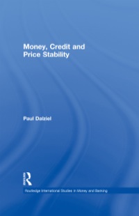 Imagen de portada: Money, Credit and Price Stability 1st edition 9780415240567