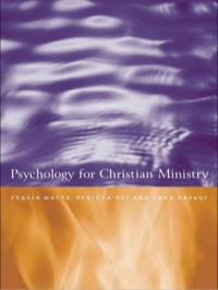 Imagen de portada: Psychology for Christian Ministry 1st edition 9780415240376
