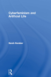 Imagen de portada: Cyberfeminism and Artificial Life 1st edition 9780415240277
