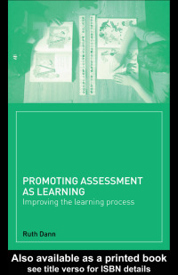 صورة الغلاف: Promoting Assessment as Learning 1st edition 9780415240079