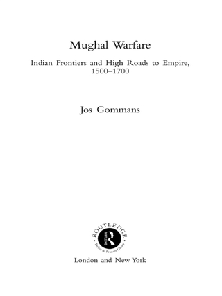 Cover image: Mughal Warfare 1st edition 9780367238346