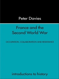 Imagen de portada: France and the Second World War 1st edition 9780415238977
