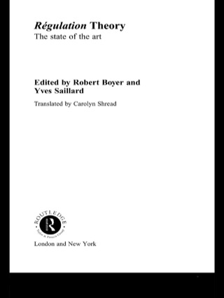 Cover image: Regulation Theory 1st edition 9780415237215