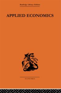Cover image: Applied Economics 1st edition 9780415313568