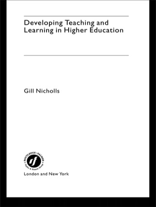 Titelbild: Developing Teaching and Learning in Higher Education 1st edition 9780415236959