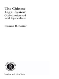 Imagen de portada: The Chinese Legal System 1st edition 9780415236744