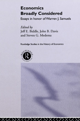 Omslagafbeelding: Economics Broadly Considered 1st edition 9780415236720