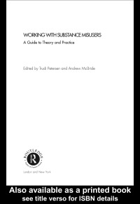 Titelbild: Working with Substance Misusers 1st edition 9780415235679