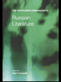 Omslagafbeelding: The Routledge Companion to Russian Literature 1st edition 9780415233668