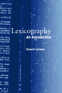 Imagen de portada: Lexicography 1st edition 9780415231725