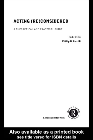 Cover image: Acting (Re)Considered 2nd edition 9780415263009