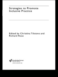 Omslagafbeelding: Strategies to Promote Inclusive Practice 1st edition 9780415254854
