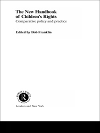 Titelbild: The New Handbook of Children's Rights 1st edition 9780415250351