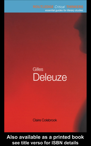 Cover image: Gilles Deleuze 1st edition 9781032296531