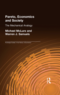 Cover image: Pareto, Economics and Society 1st edition 9780415241748