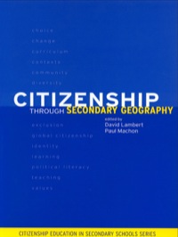 Cover image: Citizenship Through Secondary Geography 1st edition 9780415231602