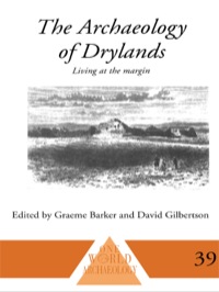 Imagen de portada: The Archaeology of Drylands 1st edition 9780415230018