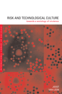 Cover image: Risk and Technological Culture 1st edition 9780415229005