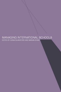 Cover image: Managing International Schools 1st edition 9780415228855