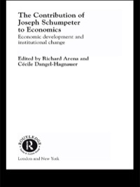 Cover image: The Contribution of Joseph A. Schumpeter to Economics 1st edition 9780415758307