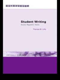 Omslagafbeelding: Student Writing 1st edition 9780415228015
