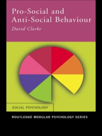 Cover image: Pro-Social and Anti-Social Behaviour 1st edition 9780415227612