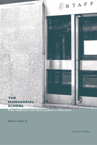Cover image: The Managerial School 1st edition 9780415224857